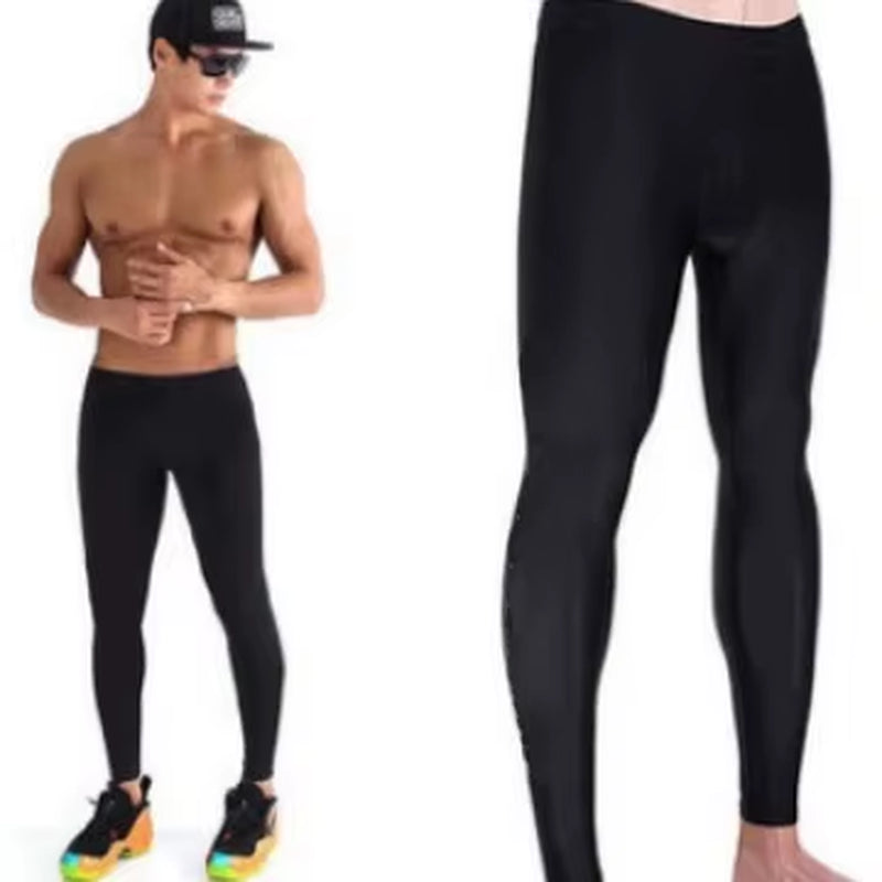 Men'S Outdoor Water Sports Surfing Beach Swim Pants Sun Protection Anti-Jellyfish Diving Rashguard Fitness Bathing Legging Pants