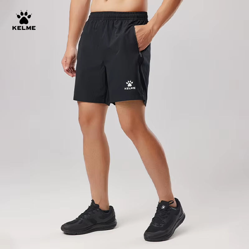 Men'S Ice Silk Shorts Outdoor Breathable Sports Shorts Football Running Quick-Drying Pants Training Shorts