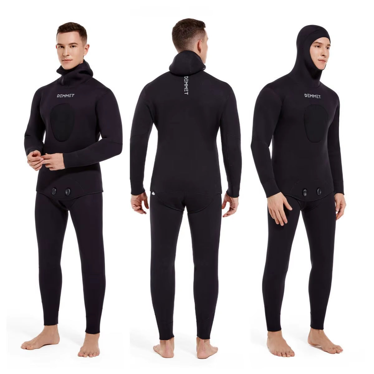 HOT 5MM SCR Neoprene Wetsuit Men Top Pants Diving Suit Underwater Fishing Spearfishing Swimwear Wetsuit Top/Pant Sold Separately