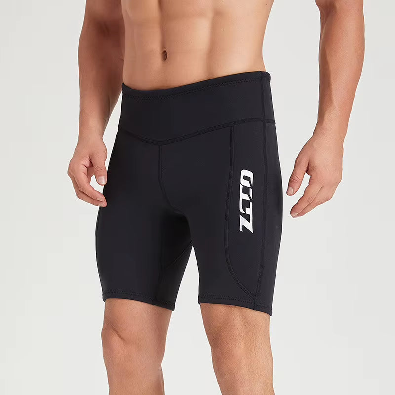 2Mm Neoprene Shorts Surf Pants Diving Wetsuit Shorts Swimming Trunks Women Men Pants for Snorkeling Kayaking Drifting Boating