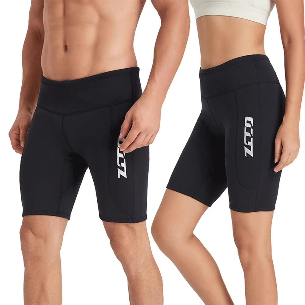 2Mm Neoprene Shorts Surf Pants Diving Wetsuit Shorts Swimming Trunks Women Men Pants for Snorkeling Kayaking Drifting Boating