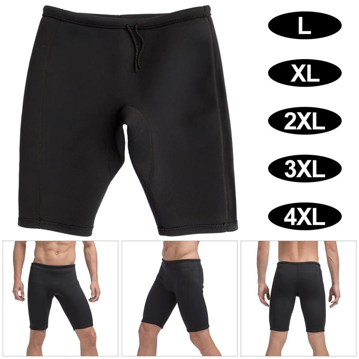 Men'S Women'S Wetsuit Pants Shorts 5Mm Neoprene Canoeing Swimming Surfing