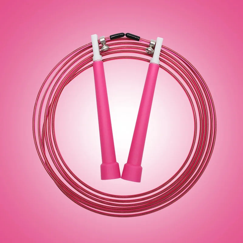 1Pcs Speed Jumping Rope Steel Wire Durable Fast Jump Rope Cable Sport Exercise Workout Equipments Home Gym
